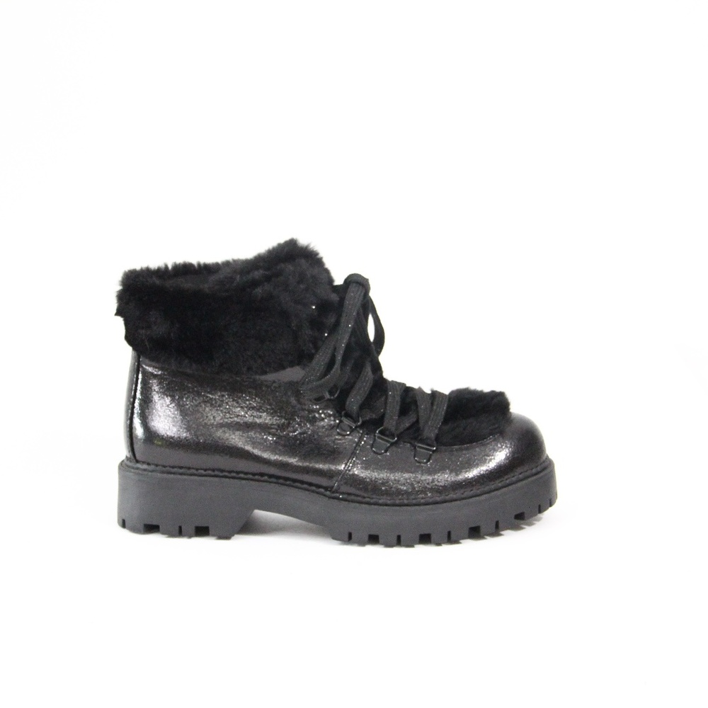 Sam Edelman Black Boots New 6.5 Women Platform Bootie Lug Sole Chunky Kilbourn